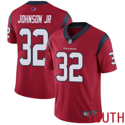 Houston Texans Limited Red Youth Lonnie Johnson Alternate Jersey NFL Football 32 Vapor Untouchable